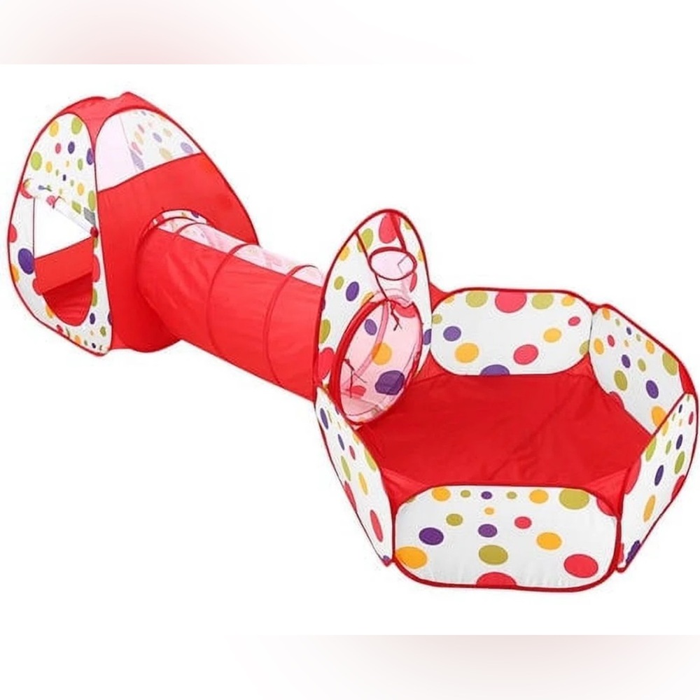 New Kids Collapsable Pop-up Play Tent and Tunnel and Ball Pit
